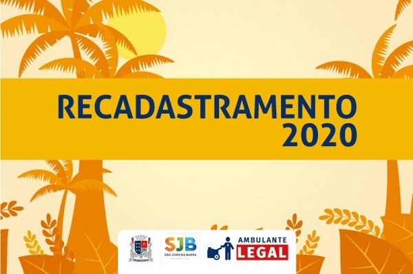 Ambulantes de SJB com sistema on-line para recadastramento