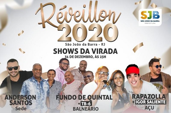 Fundo de Quintal e Rapazolla na virada de ano em SJB