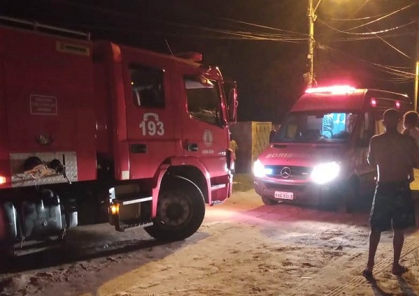 Explosão de gás deixa homem ferido em Atafona