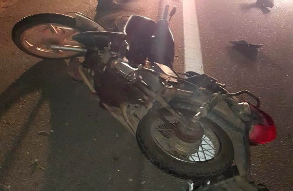 Acidente deixa motociclista ferido na BR 356, em SJB
