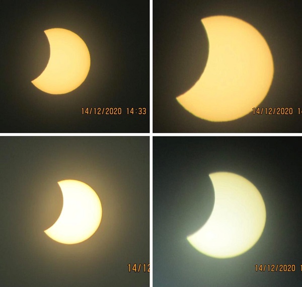 Biólogo sanjoanense registra eclipse solar parcial