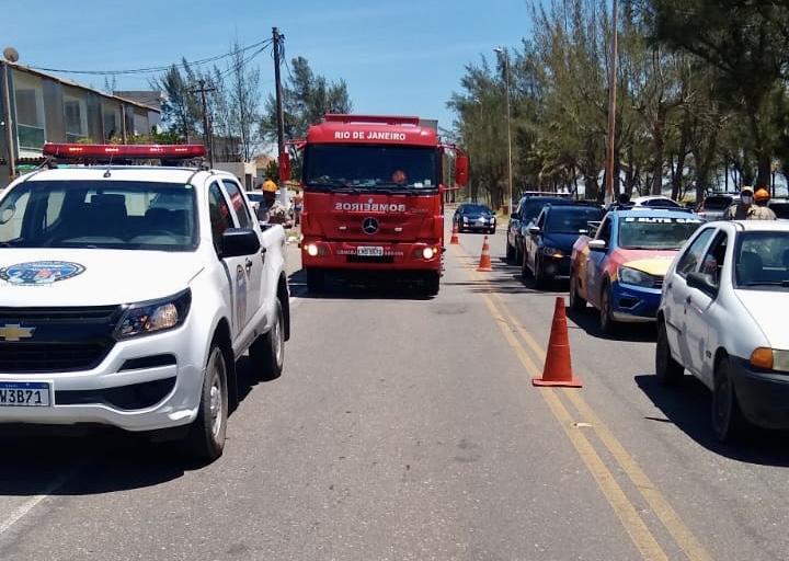 Três feridos em acidente em SJB