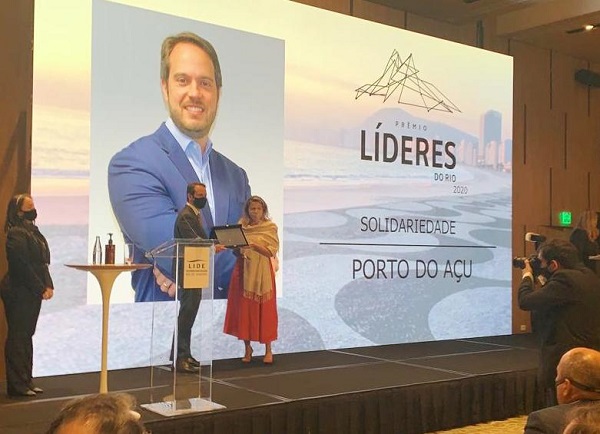 Porto do Açu recebe prêmio Líderes do Rio 2020