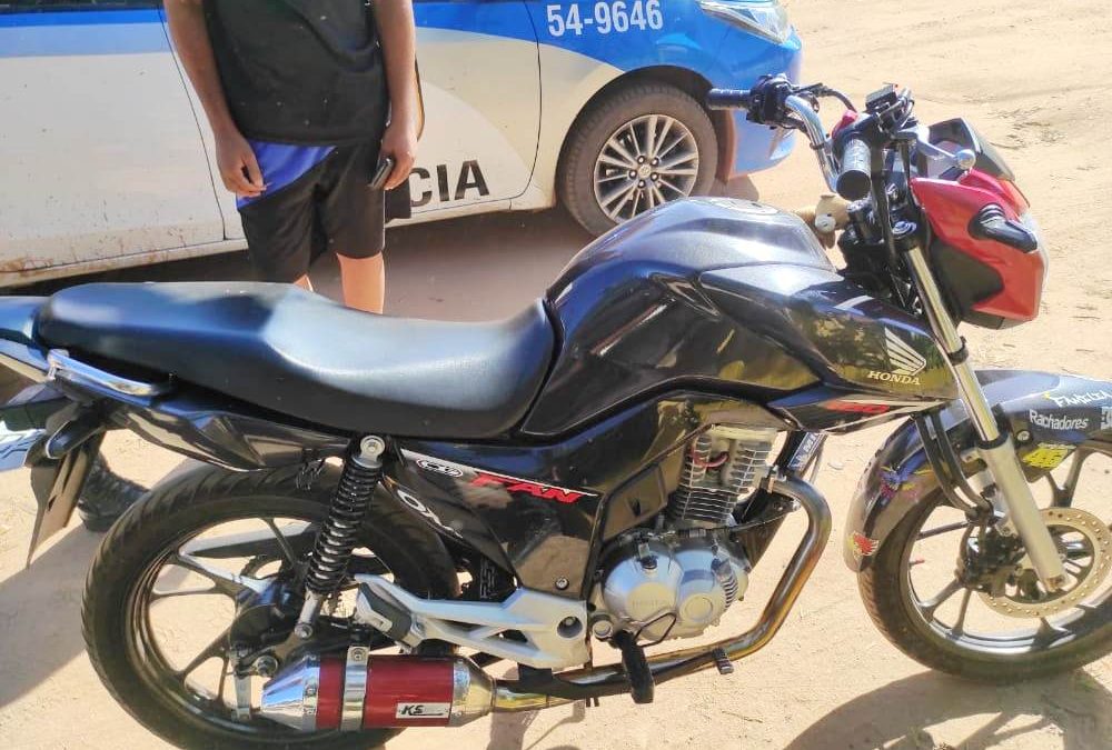 PM apreende sete motocicletas com torbal em SFI