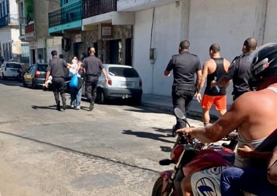 Homem preso pela Lei Maria da Penha em SJB