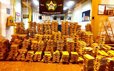 Polícia apreende duas toneladas de maconha no RJ