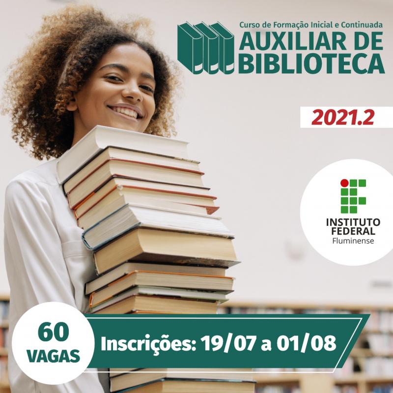 IFF oferece vagas para curso de Auxiliar de Biblioteca - Parahybano