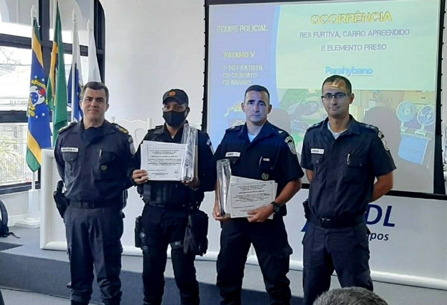 PMs sanjoanenses são homenageados em Campos