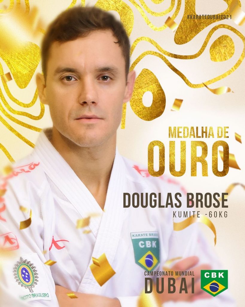 Douglas Brose conquista o título do Mundial de karatê