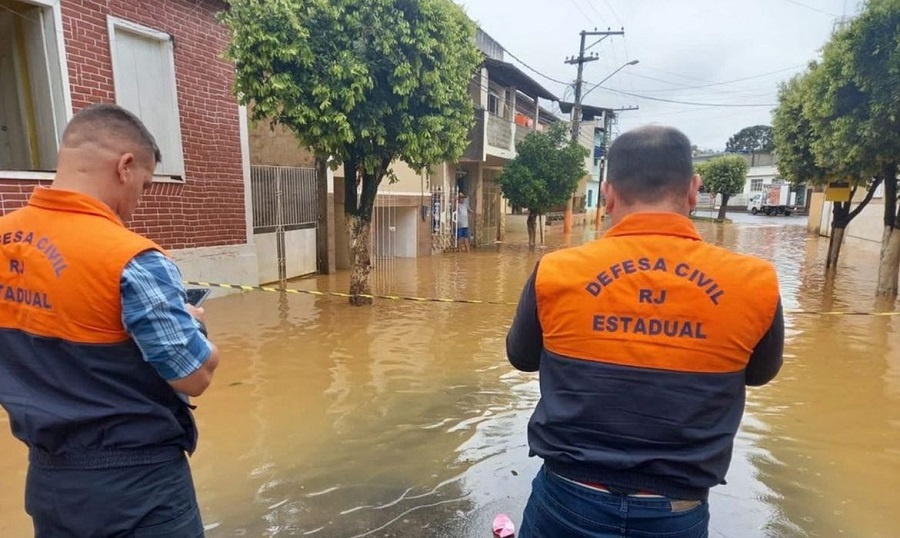 Chuvas fortes atingem regiões norte e noroeste do estado do Rio