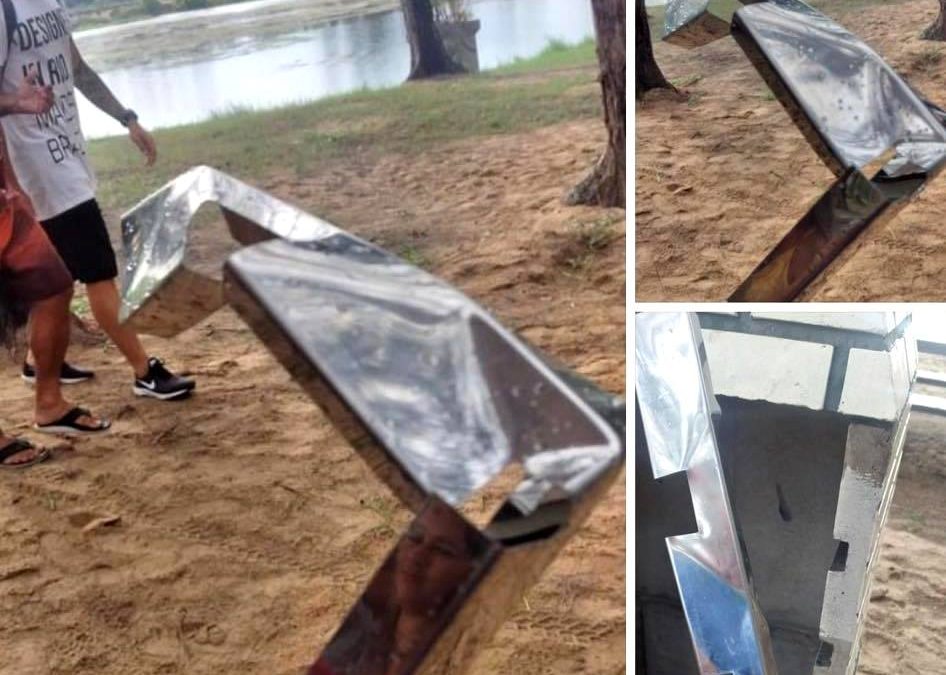 Vandalismo dentro e fora do Balneário de Atafona