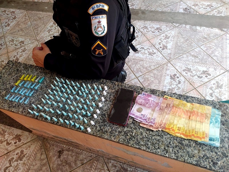 Adolescentes apreendidos com droga em SJB