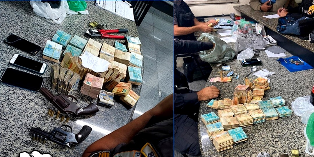 Homens armados são presos em flagrante tentando roubar mais de R$159 mil de funerária em Campos