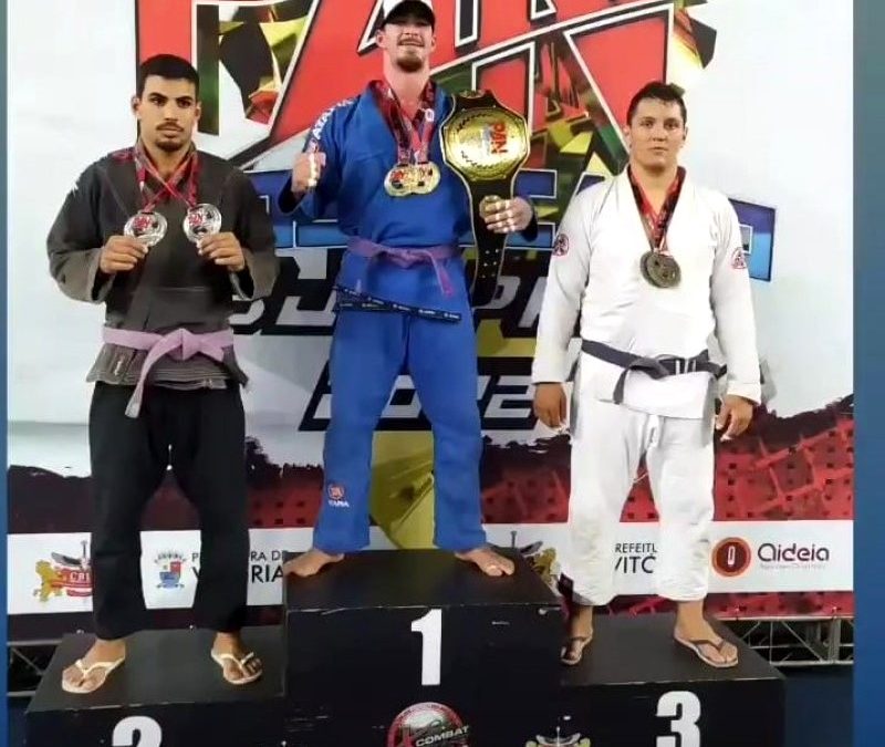 Atleta sanjoanense conquista terceiro lugar no Pan-Americano de Jiu-Jitsu no ES