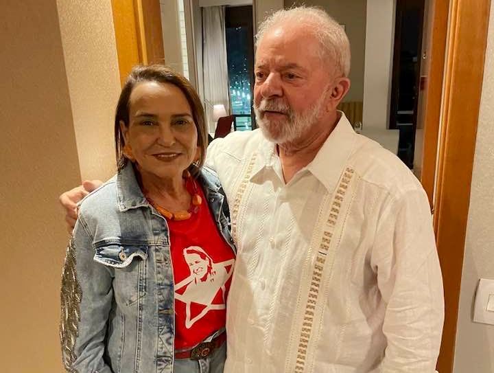 Carla Machado se encontra com Lula no RJ