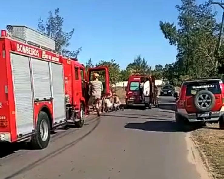 Vídeo – Acidente deixa duas mulheres feridas em SJB