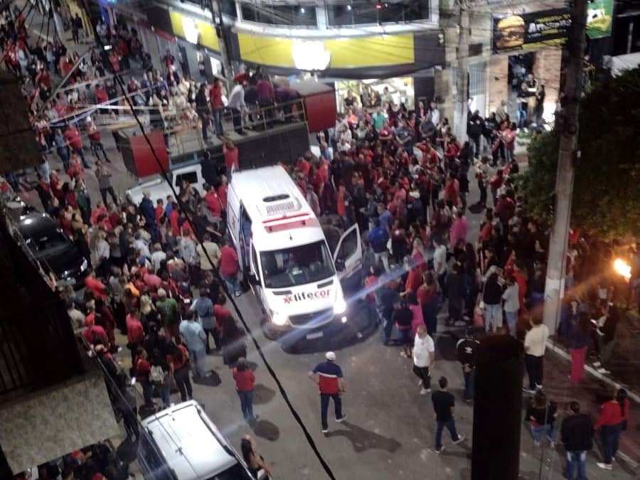 Vídeo – Washington Quaquá passa mal durante inauguração do comitê de Carla Machado em SJB
