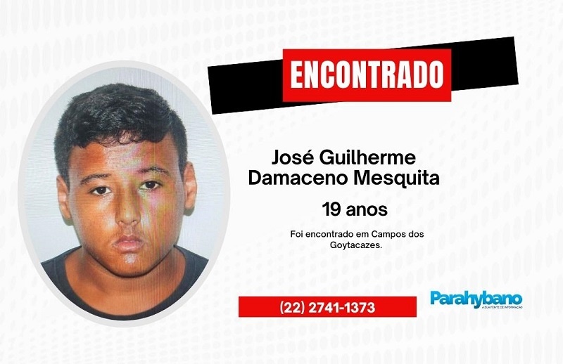 Família encontra em Campos morador desaparecido de SJB