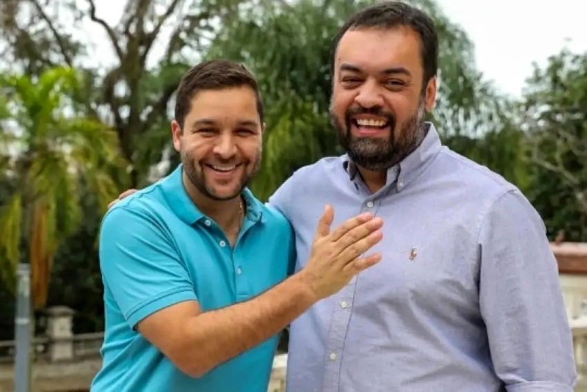 Claudio Castro anuncia Thiago Pampolha como candidato a vice