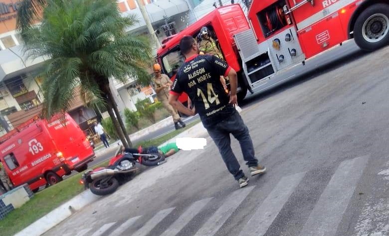 Motociclista morre em acidente no Centro de Campos