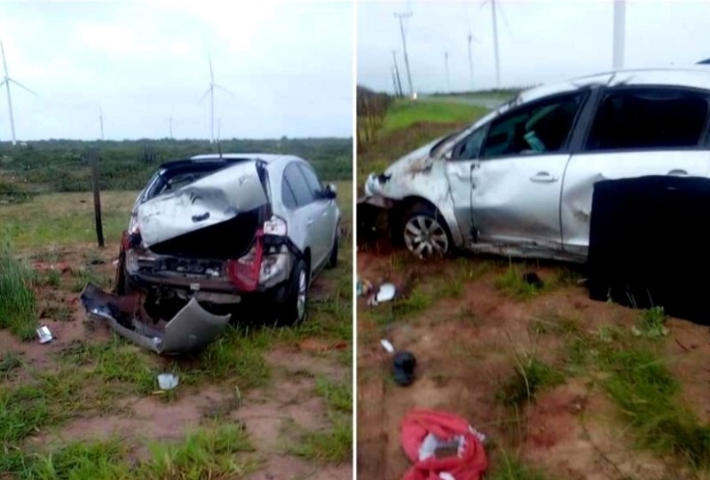 Homem morre e idosa fica ferida em acidente em Gargaú