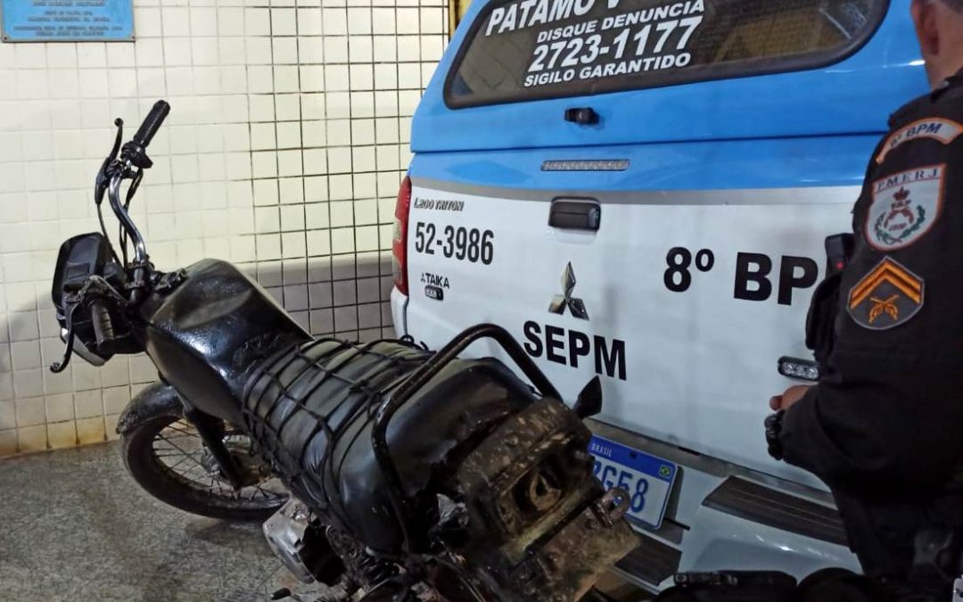 PM apreende mais uma motocicleta em SJB