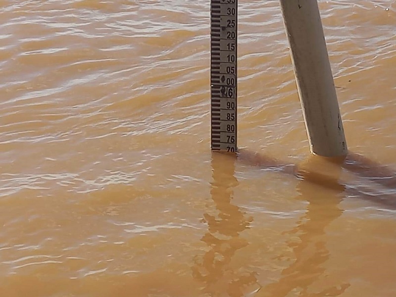 Rio Paraíba do Sul sobe e já atinge 5,70 metros em SJB