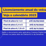 Detran.RJ prorroga prazo de licenciamento de veículos em 2023, com novo calendário