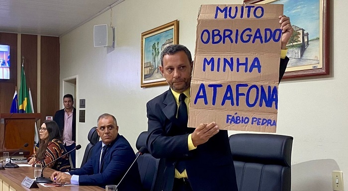 Câmara de São João da Barra dá posse ao vereador Fábio Pedra