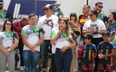 Carla Caputi inaugura motódromo com a 4ª Etapa do Campeonato Estadual de Motocross