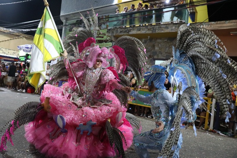 Vídeos – Chinês colore e alegra a avenida no domingo de carnaval