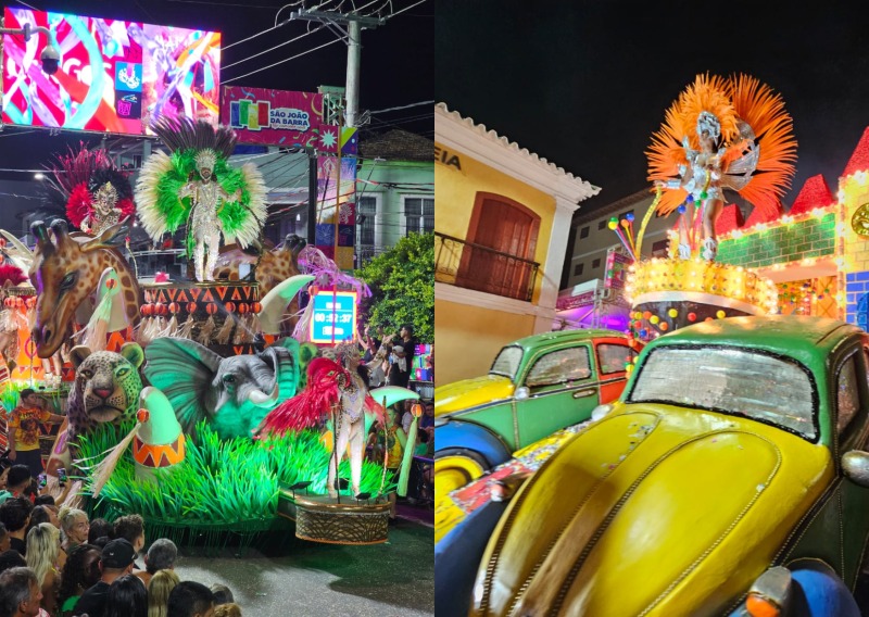 Vídeos – Chinês e Congos encantam mais uma vez o público na avenida do samba em SJB