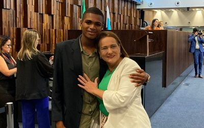 Carla Machado recebe Deputado Juvenil de SJB e celebra recorde feminino no Parlamento Juvenil da Alerj