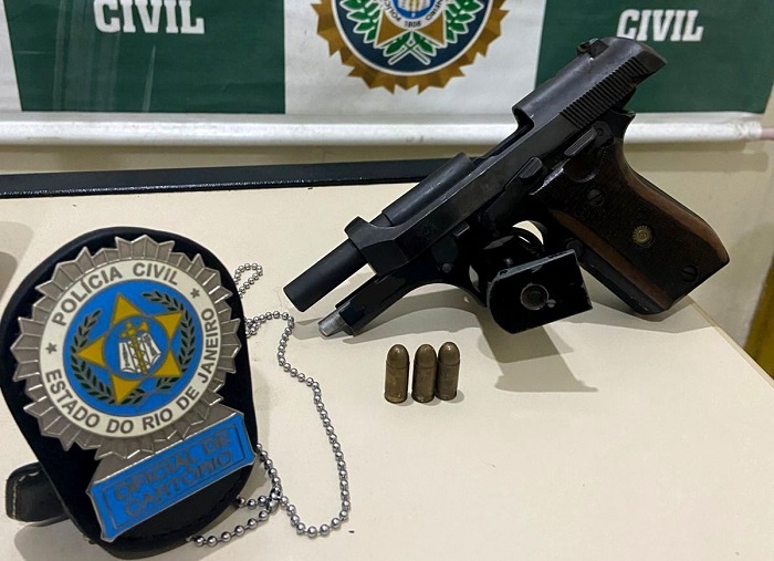 Polícia Civil apreende pistola que matou pai na frente do filho no Centro de São João da Barra