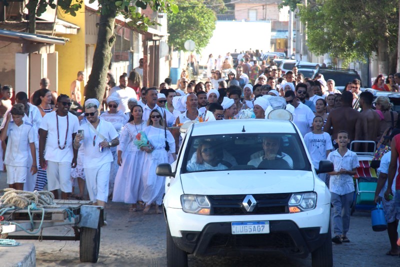 Pontal de Atafona é cenário da celebração a Iemanjá
