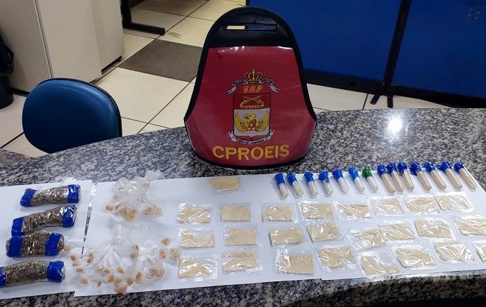 Três homens são presos com drogas em São João da Barra