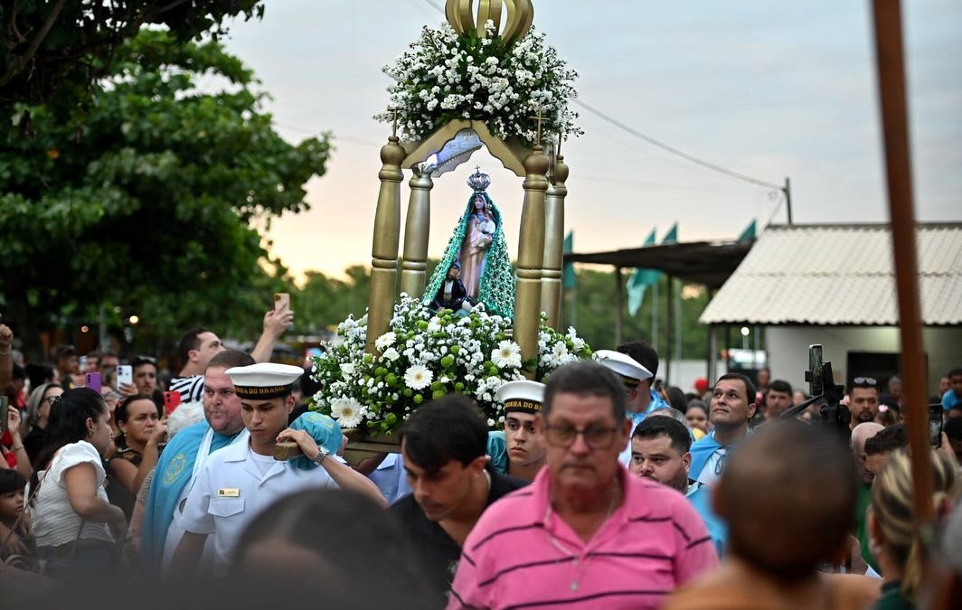 Vídeos – Procissão Fluvial é marcada por homenagens a Nossa Senhora da Penha, em Atafona