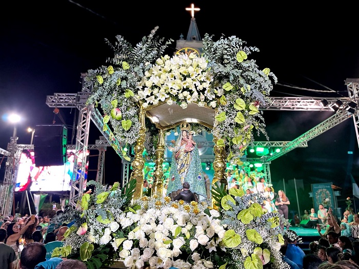 Vídeos – Devoção a Nossa Senhora da Penha reúne milhares de fiéis em Atafona