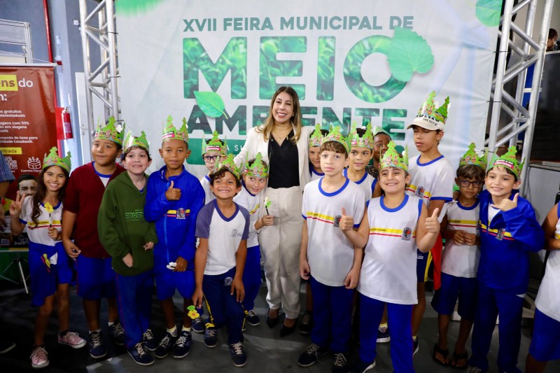 Carla Caputi abre XVII Feira Municipal de Meio Ambiente, em SJB