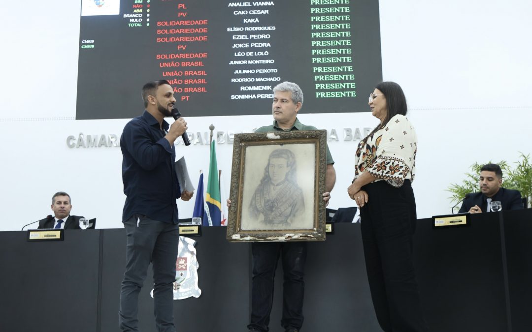 Câmara de São João da Barra repatria quadro histórico de Narciza Amália