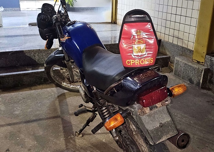 Motocicleta com chassi e motor adulterados é apreendida em São João da Barra