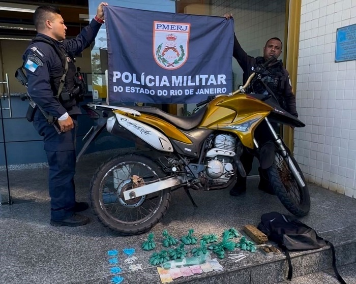 Jovem é preso por tráfico de drogas em São João da Barra