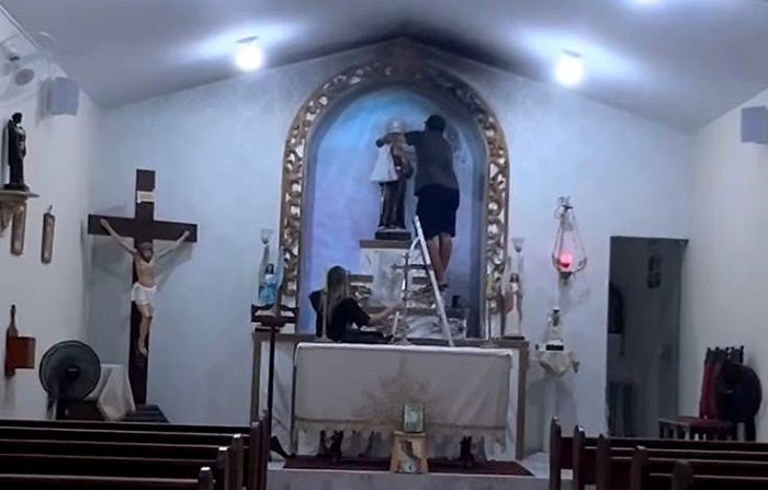 Incêndio atinge igreja no Centro de São João da Barra