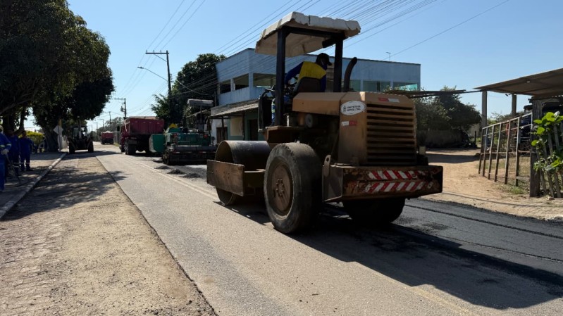 Rodovia SB-02 passa por manutenção entre a sede de SJB e Degredo