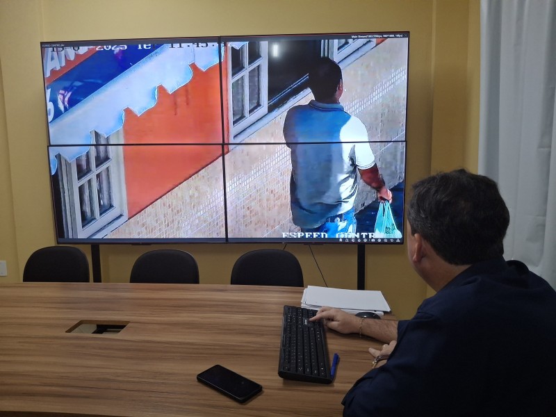 Câmeras de reconhecimento facial e leitura de placas reforçam segurança em SJB