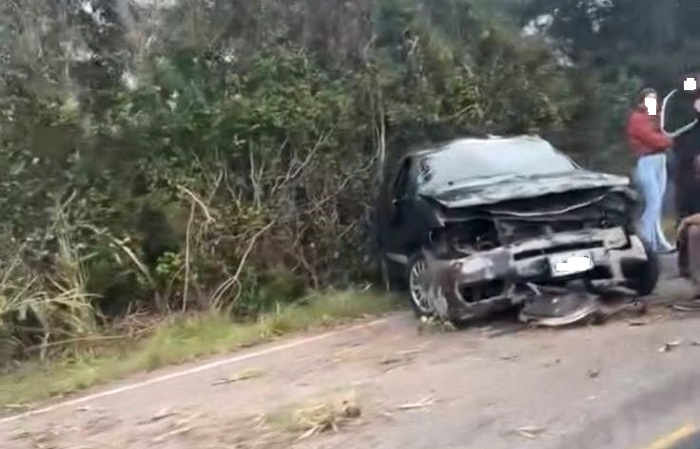 Vídeo – Acidente é registrado na SB02 em São João da Barra