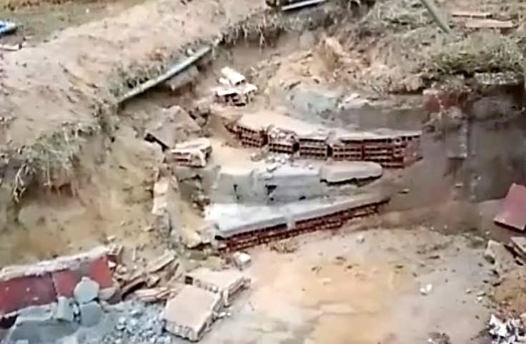 Vídeo – Bandidos invadem residência e furtam psicina e portas em São João da Barra