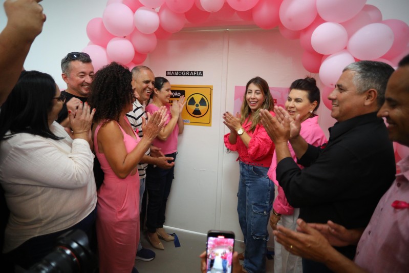 Vídeo – Sala Rosa com mamógrafo é inaugurada pela prefeita Caputi em Cajueiro