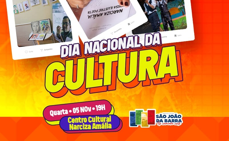 SJB celebra nesta quarta-feira o Dia Nacional da Cultura