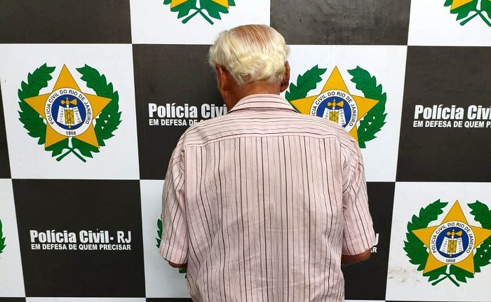 Polícia prende idoso acusado de estruprar menina de 11 anos em São João da Barra
